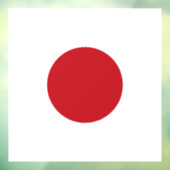Japanische Flagge Fensteraufkleber (Blatt 3)