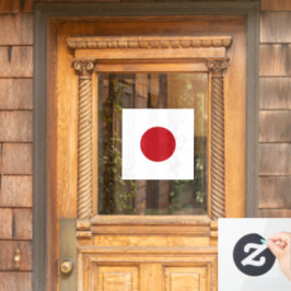 Japanische Flagge Fensteraufkleber