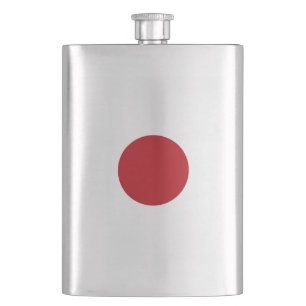 Japanische Flagge Flachmann