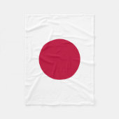 Japanische Flagge Fleecedecke (Vorderseite)