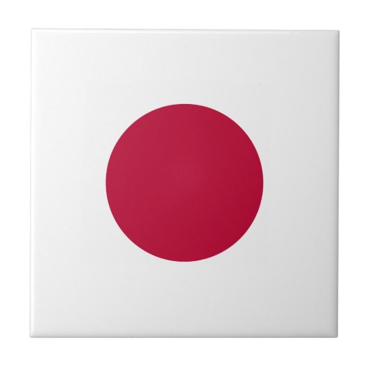 Japanische Flagge Fliese (Vorderseite)