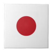 Japanische Flagge Fliese (Vorderseite)