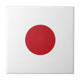 Japanische Flagge Fliese