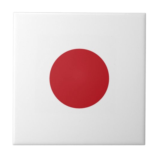 Japanische Flagge Fliese (Vorderseite)