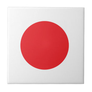 Japanische Flagge Fliese