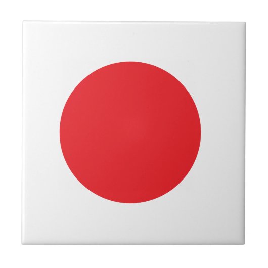 Japanische Flagge Fliese (Vorderseite)
