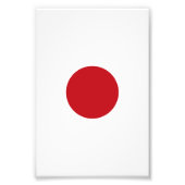 Japanische Flagge Fotodruck (Vorne)