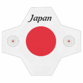 Japanische Flagge Fußball (Flach)