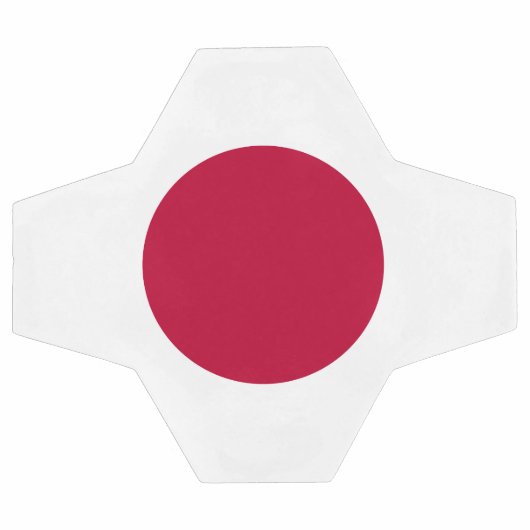 Japanische Flagge Fußball (Flach)