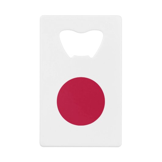 Japanische Flagge Geldbeutel Flaschenöffner (Vorderseite)