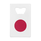 Japanische Flagge Geldbeutel Flaschenöffner (Rückseite)