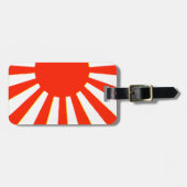 Japanische Flagge Gepäckanhänger (Vorderseite horizontal)