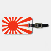 Japanische Flagge Gepäckanhänger (Vorderseite horizontal)