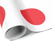 Japanische Flagge Geschenkpapier (Rolleneckpunkt)