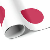 Japanische Flagge Geschenkpapier (Rolleneckpunkt)