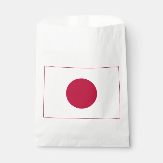 Japanische Flagge Geschenktütchen (Vorderseite)