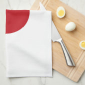 Japanische Flagge Geschirrtuch (Viertel Falte)