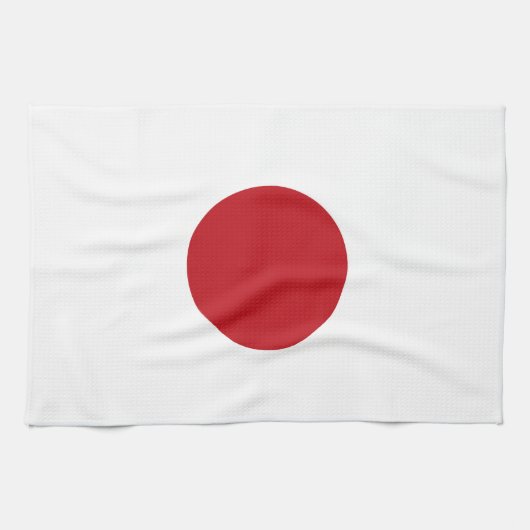 Japanische Flagge Geschirrtuch (Horizontal)