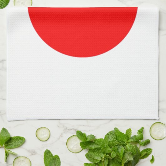 Japanische Flagge Geschirrtuch (Gefaltet)