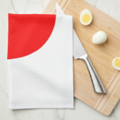 Japanische Flagge Geschirrtuch (Viertel Falte)