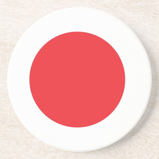 Japanische Flagge Getränkeuntersetzer (Vorne)