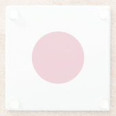 Japanische Flagge Glasuntersetzer (Rückseite)