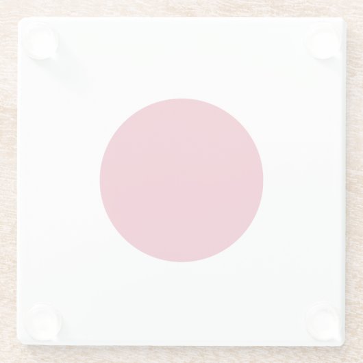 Japanische Flagge Glasuntersetzer (Rückseite)