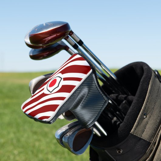 Japanische Flagge Golf Headcover (In Situ)
