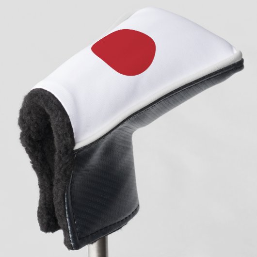 Japanische Flagge Golf Headcover (3/4 Vorderseite)
