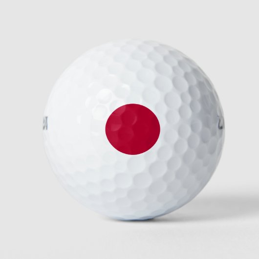 Japanische Flagge Golfball (Vorderseite)
