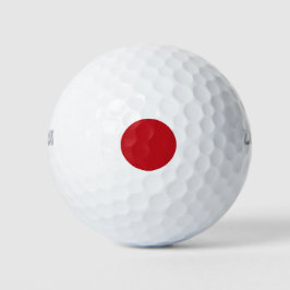 Japanische Flagge Golfball