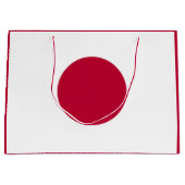 Japanische Flagge: Hinomaru, Nisshōki, rote aufste Große Geschenktüte (Vorderseite)