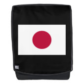 Japanische Flagge: Hinomaru, Nisshōki, rote aufste Rucksack (Vorderseite)