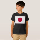 Japanische Flagge: Hinomaru, Nisshōki, rote aufste T-Shirt (Vorne ganz)