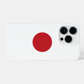 Japanische Flagge iPhone Hülle (Rückseite (Horizontal))