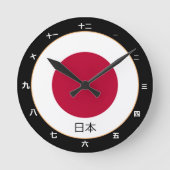 Japanische Flagge / japanische Mode / Kanji Uhr 日  (Vorderseite)