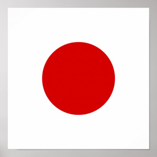 Japanische Flagge Japans Land Prix Zuhause Ethnizi Poster (Vorne)