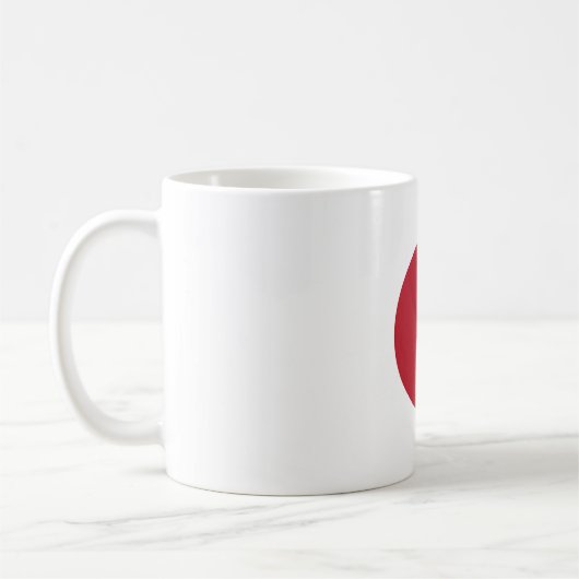 Japanische Flagge Kaffeetasse (Links)