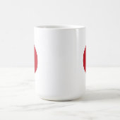 Japanische Flagge Kaffeetasse (Mittel)