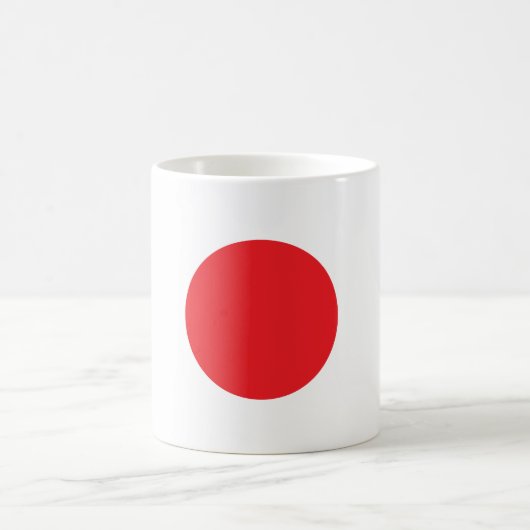 Japanische Flagge Kaffeetasse (Mittel)