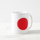 Japanische Flagge Kaffeetasse (VorderseiteRechts)