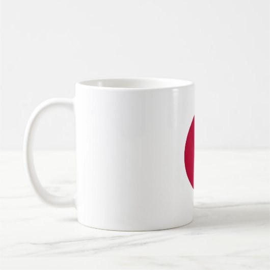Japanische Flagge Kaffeetasse (Links)