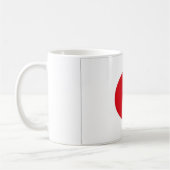 Japanische Flagge Kaffeetasse (Links)