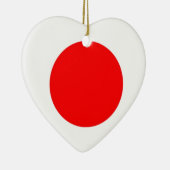 Japanische Flagge Keramik Ornament (Rechts)