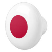 Japanische Flagge Keramikknauf (Rechts)