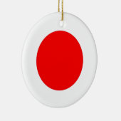 Japanische Flagge Keramikornament (Rechts)