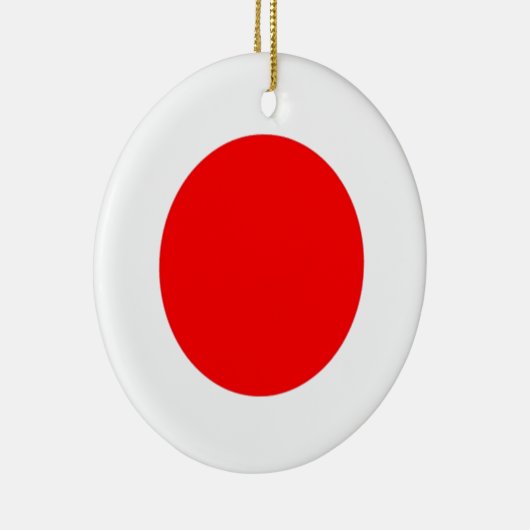 Japanische Flagge Keramikornament (Rechts)
