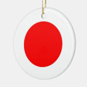 Japanische Flagge Keramikornament (Links)