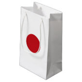 Japanische Flagge Kleine Geschenktüte (Rückseite Schrägansicht)