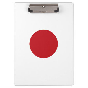 Japanische Flagge Klemmbrett